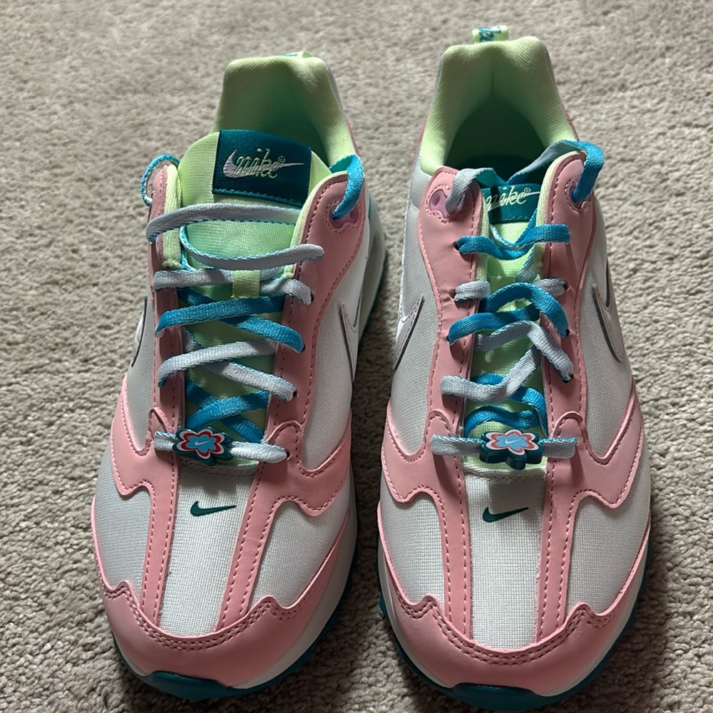 Nike Air Max Dawn Blue Pink White Dz5199-100   Women's Sneakers